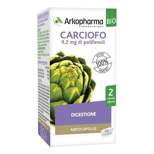 arkofarm srl arkocapsule carciofo bio 40 capsule