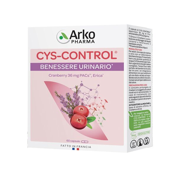 arkofarm srl cys-control cranberola 60 capsule