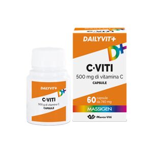 Marco viti farmaceutici spa DAILYVIT+ C VITI 500MG di Vitamina C 60 Capsule