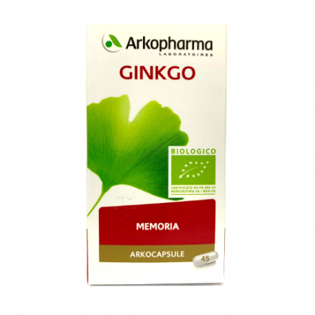 Arkofarm srl ARKOCAPSULE GINKGO BIO 45 CAPSULE