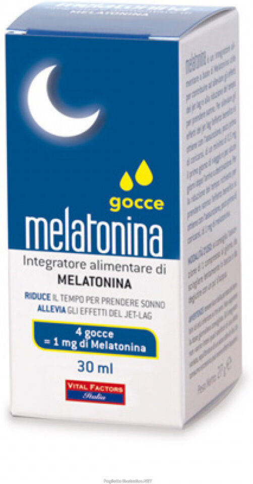 VITAL FACTORS ITALIA Srl VITAL FACTORS ITALIA MELATONINA Gocce 30ml