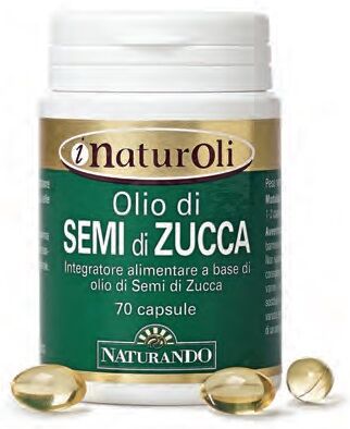 NATURANDO Srl OLIO DI SEMI DI ZUCCA 70CPS