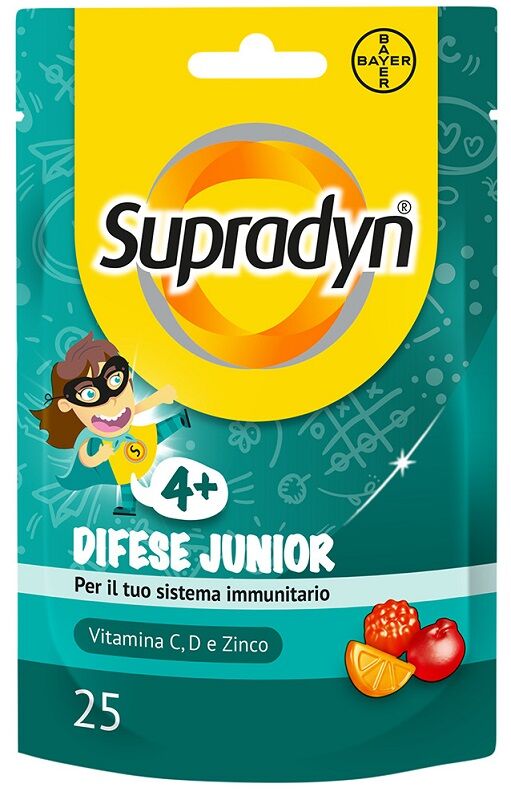 BAYER SpA SUPRADYN Difese Junior 25 Caramelle Gommose