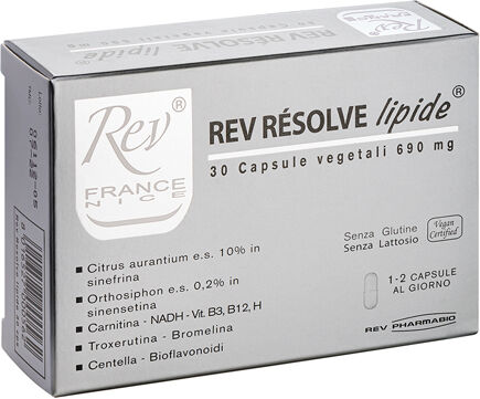 REV PHARMABIO Srl REV Resolve Lipide 30 Cps