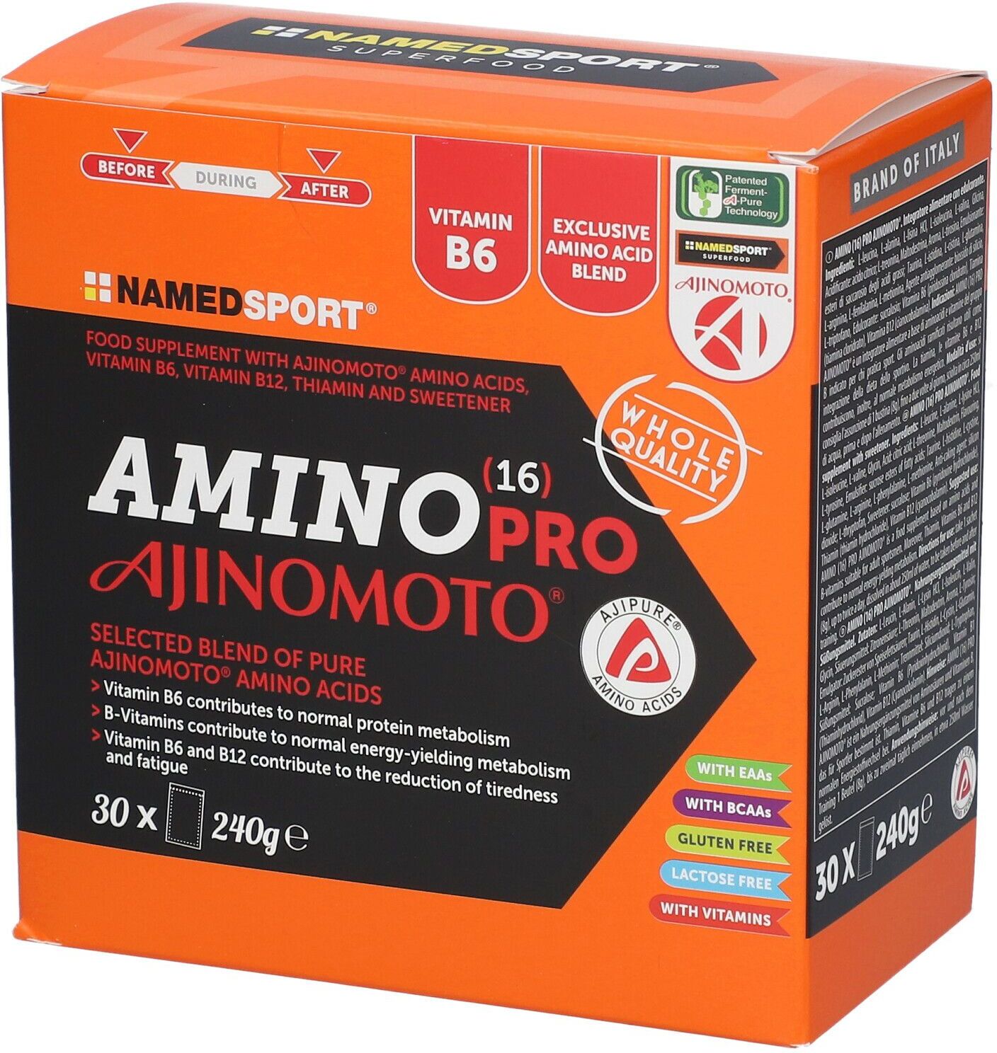 Namedsport srl AMINO 16 PRO AJINOMOTO 30 Bustine