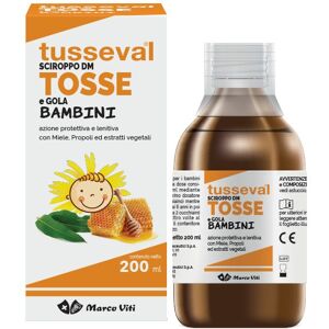 Marco viti farmaceutici spa TUSSEVAL SCIROPPO TOSSE BAMBINO 200ml