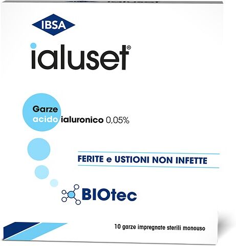 Ibsa farmaceutici italia srl IALUSET Garze cm10x10 10pz