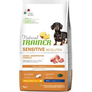 Natural Trainer Sensitive Dog No Gluten Small & Toy Adult con Maiale