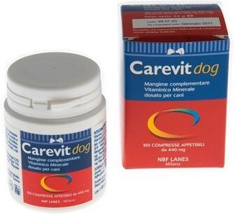 N.B.F. LANES Srl CAREVIT DOG 440mg 100 Cpr