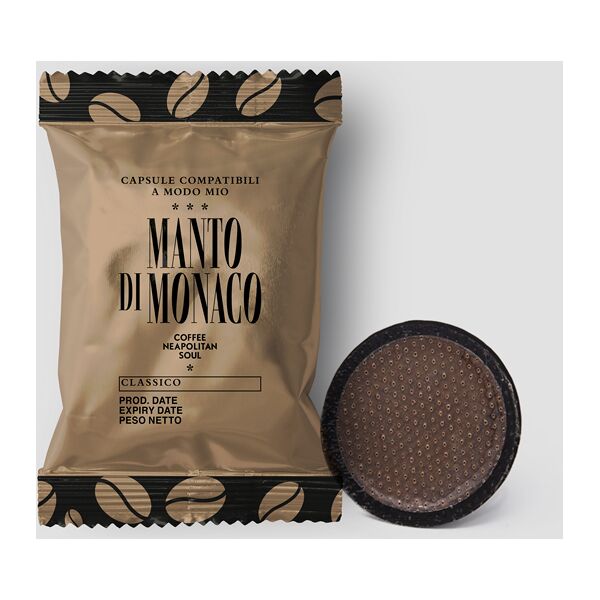 manto di monaco 100 capsule compatibili lavazza a modo mio classico (bronzo)