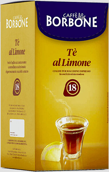 Caffè Borbone 18 Cialde Tè al Limone ESE 44mm