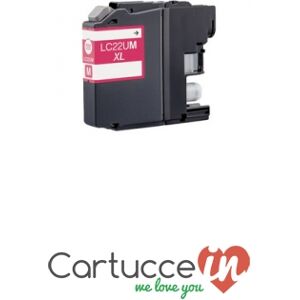 CartucceIn Cartuccia compatibile Brother LC-22UM magenta ad alta capacità