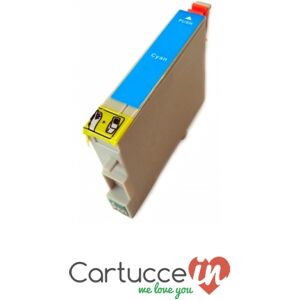 CartucceIn Cartuccia ciano Compatibile Epson per Stampante EPSON STYLUS PHOTO RX420