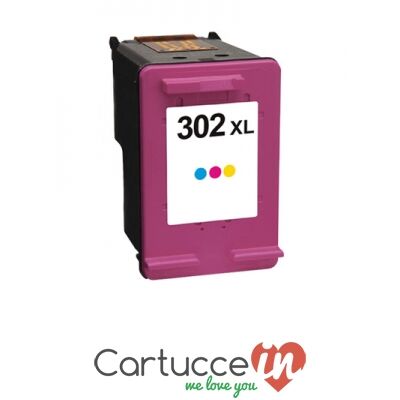 CartucceIn Cartuccia compatibile Hp F6U67AE / 302 XL colore ad alta capacità