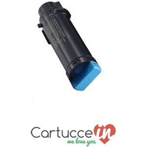 CartucceIn Cartuccia Toner compatibile Dell 593-BBOX / P3HJKE ciano