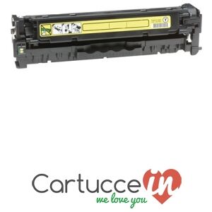 CartucceIn Cartuccia toner giallo Compatibile Hp per Stampante HP COLOR LASERJET CM2320CBB MFP