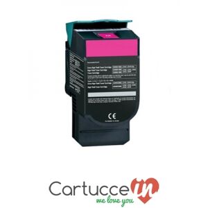 CartucceIn Cartuccia toner magenta Compatibile Lexmark per Stampante LEXMARK C540