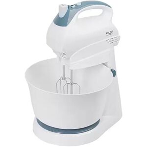 Adler Europe Sbattitore elettrico AD4202 300W con ciotola Bianco e Blu Adler