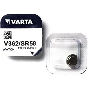 Batteria bottone Varta 1,55V V362 Ossido d’Argento confezione da 1 pila