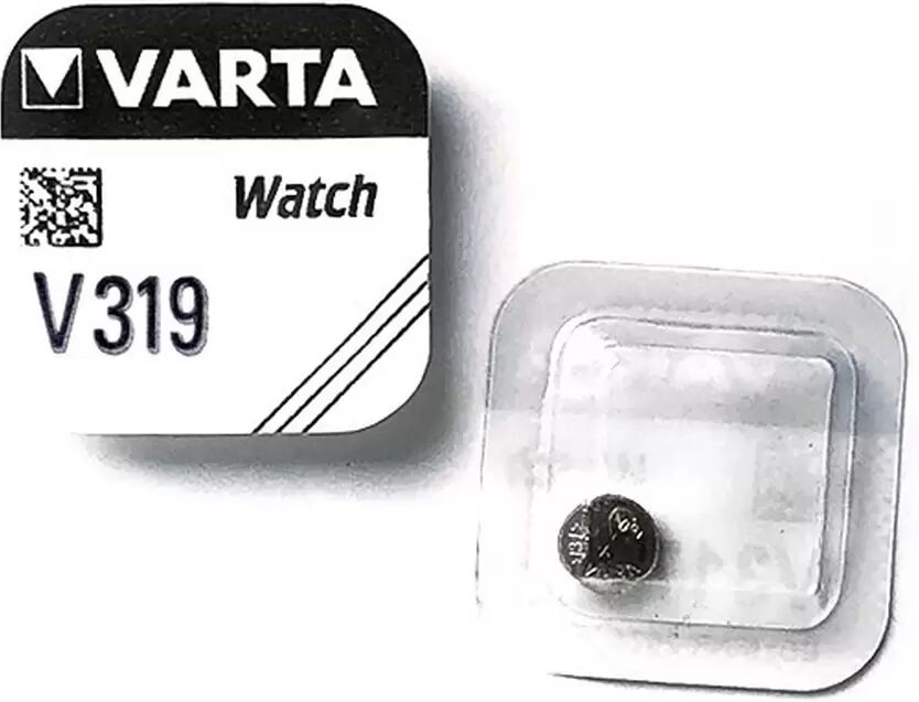 Batteria bottone Varta 1,55V V319 Ossido d&#8217;Argento confezione da 1 pila