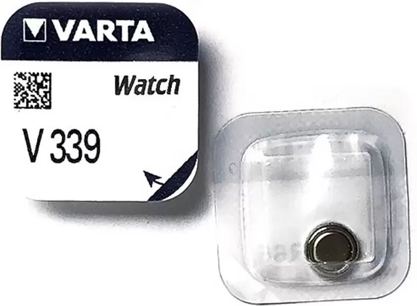 Batteria bottone Varta 1,55V V339 Ossido d&#8217;Argento confezione da 1 pila