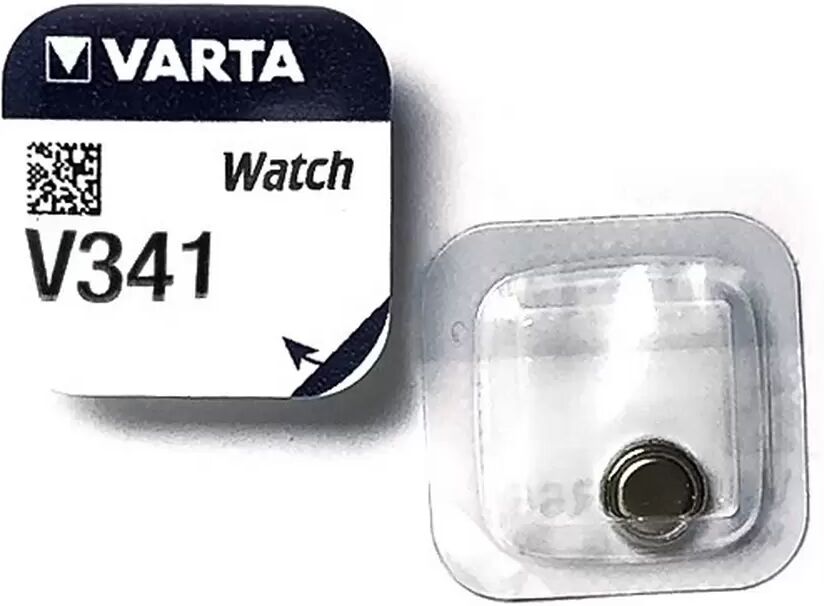 Batteria bottone Varta 1,55V V341 Ossido d&#8217;Argento confezione da 1 pila