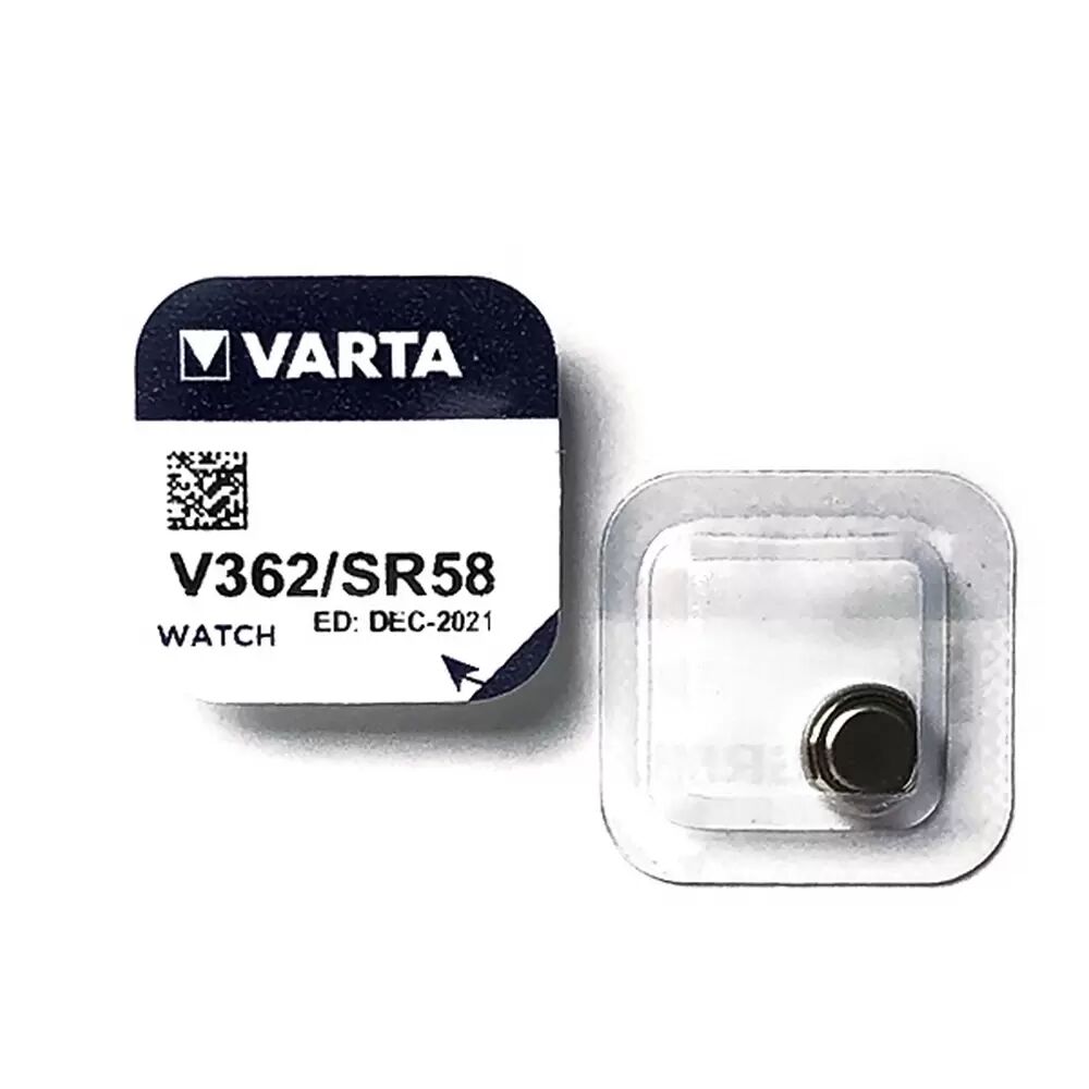 Batteria bottone Varta 1,55V V362 Ossido d&#8217;Argento confezione da 1 pila