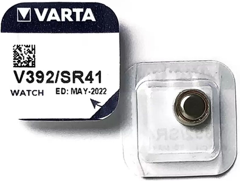 Batteria bottone Varta 1,55V V392 Ossido d&#8217;Argento confezione da 1 pila