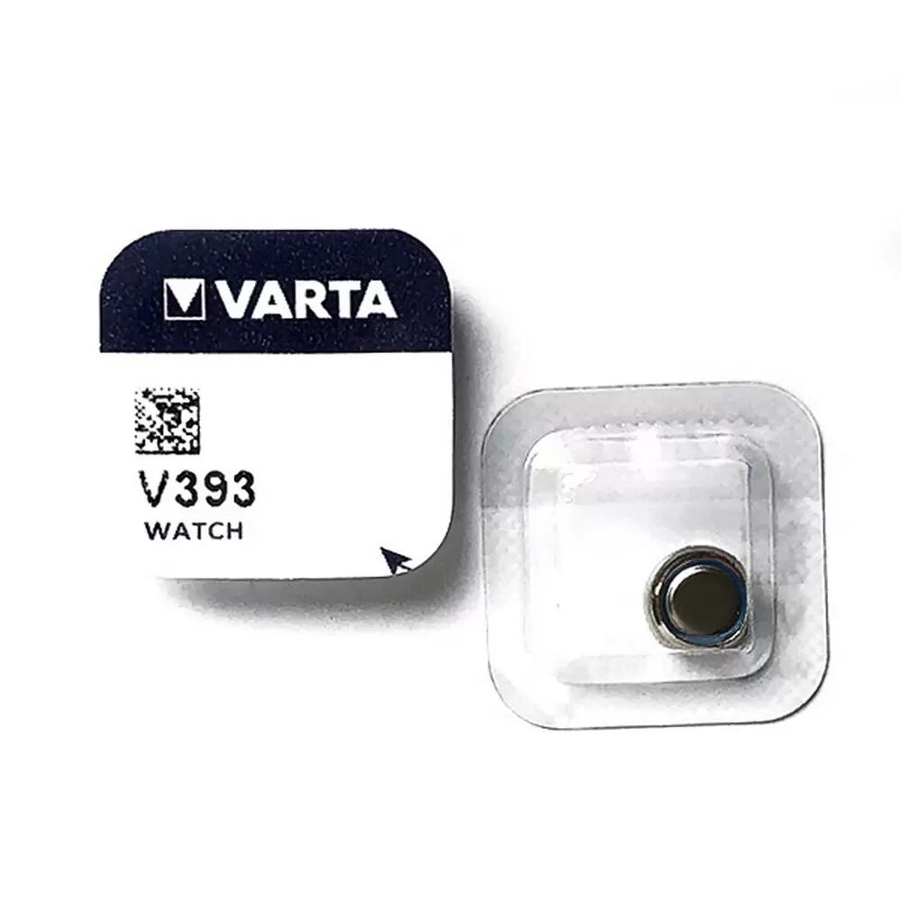 Batteria bottone Varta 1,55V V393 Ossido d&#8217;Argento confezione da 1 pila