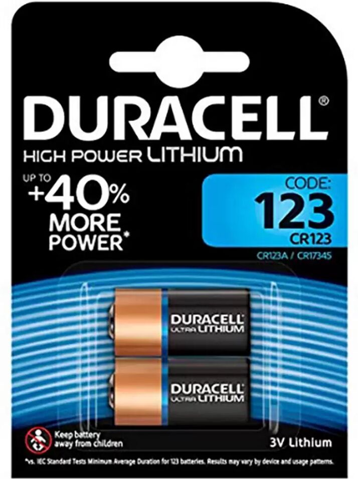 Batteria Duracell 3V CR123 Litio confezione da 1 pila