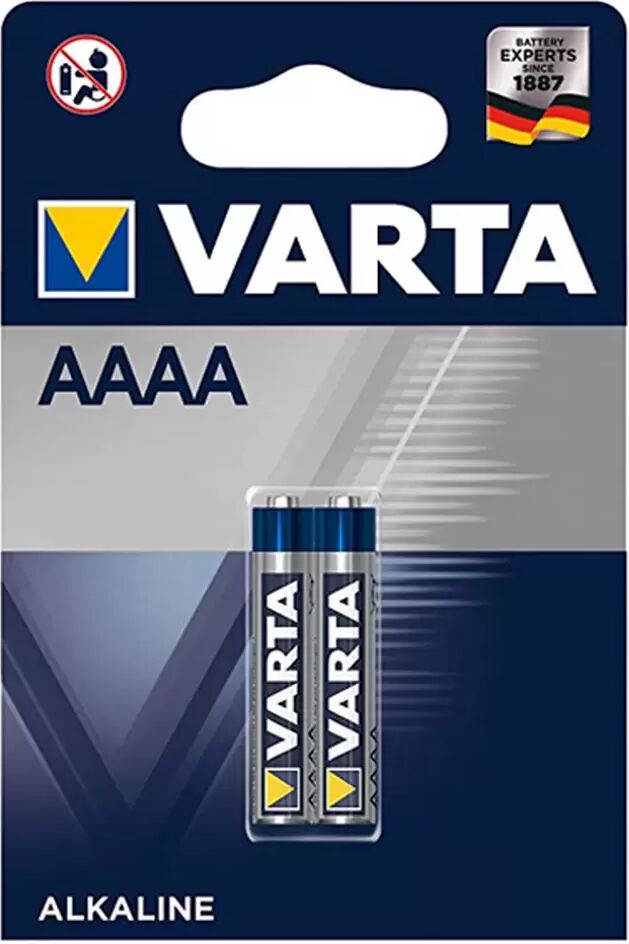 Batteria Varta 1,5V AAAA Mini Alcalina confezione da 2 pile