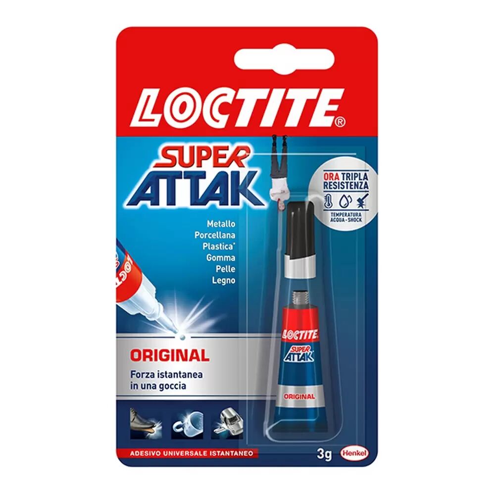 Colla Super Attak Loctite liquida Original 3gr