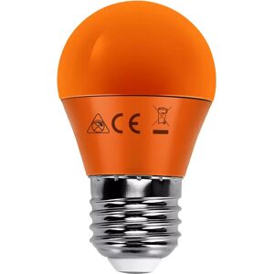 Lampadina Led E27 G45 a sfera 4W Arancione Aigostar