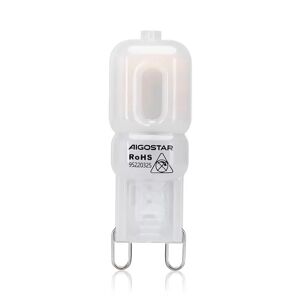 Lampadina Led G9 a Capsula 2W SMD opaca Bianco caldo 3000K Aigostar