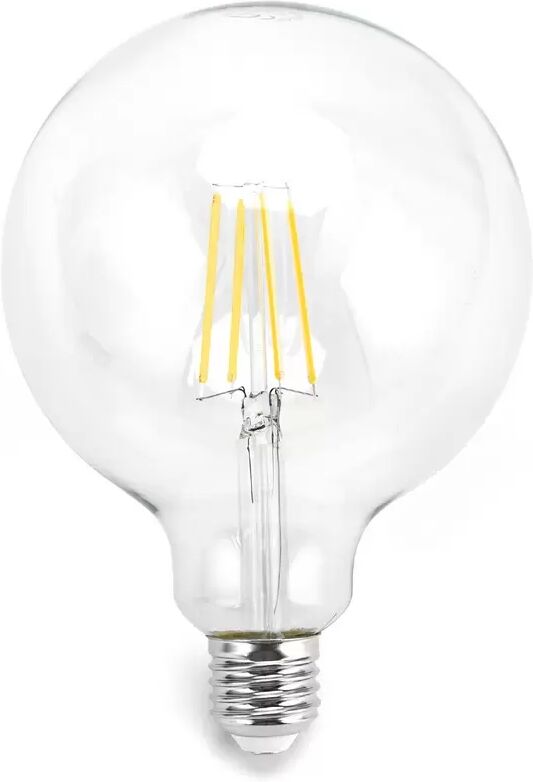 Lampadina Led a Filamento E27 G125 a globo 8W Bianco neutro 4000K Neos