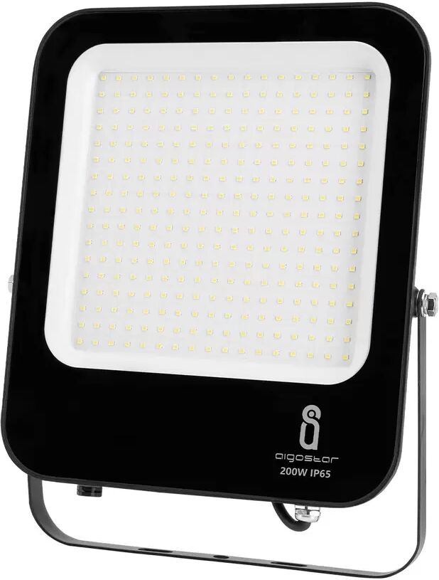 Faro proiettore Led 200W Nero da esterno IP65 Bianco freddo 6500K Aigostar