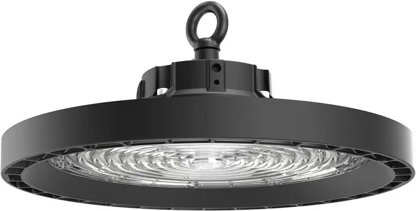 Campana Led industriale UFO Premium High Bay 200W Nera IP65 luce regolabile 209LM/W Novaline