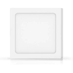 Plafoniera Led slim 12W Bianca Quadrata Bianco freddo 6500K Aigostar