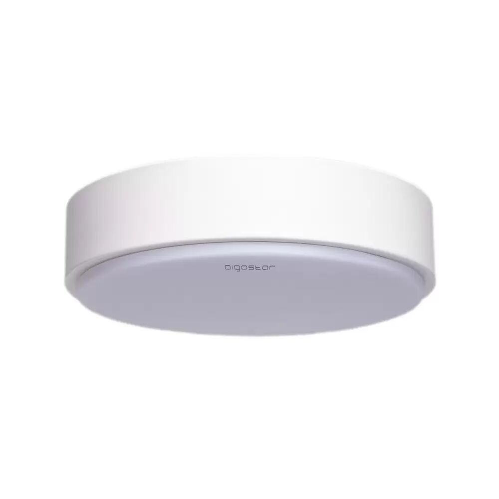 Plafoniera Led 24W Cornice bianca rotonda Bianco caldo 3000K Aigostar