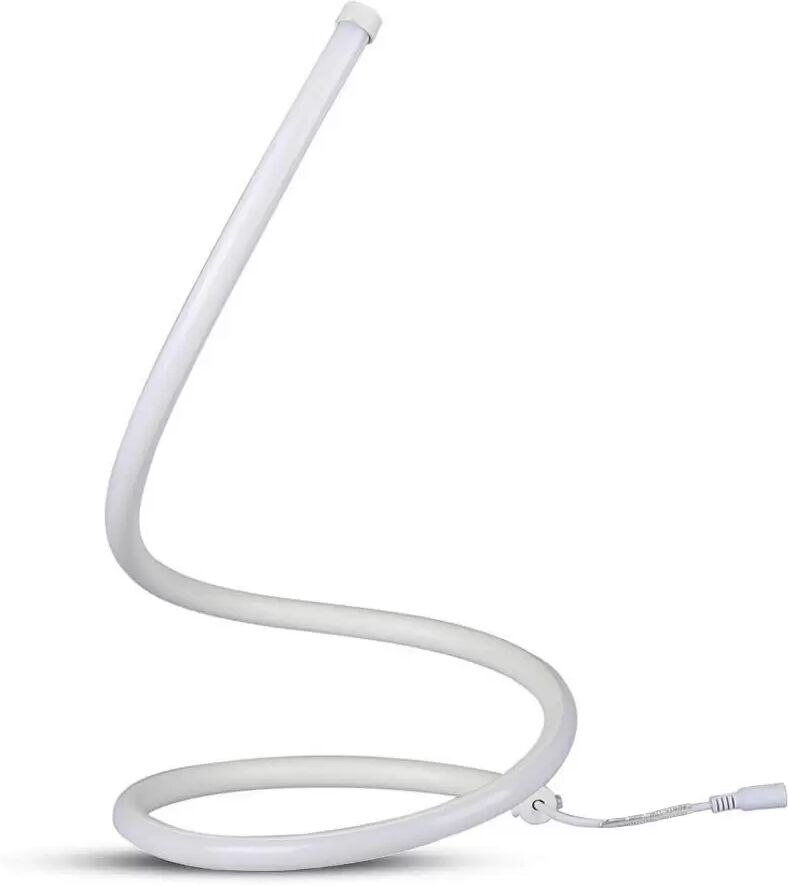 Lampada da tavolo Led Spiral Bianca 20W Bianco caldo 3000K V-TAC