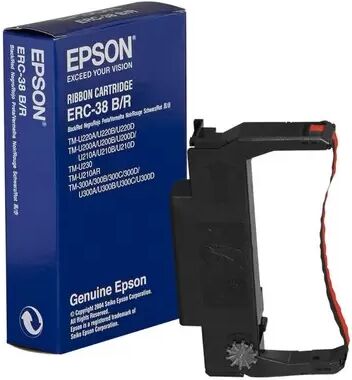 Nastri originale Epson C43S015376 ERC-38B/R NERO+ROSSO