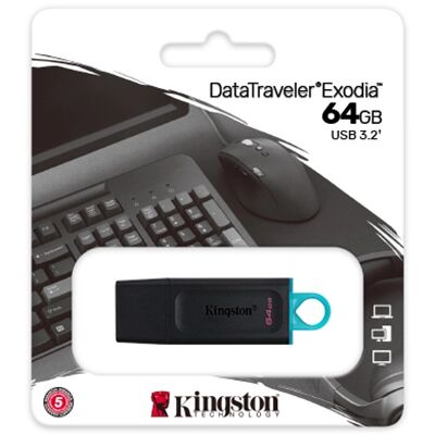 Kingston Pen Drive 64GB Kingston USB 3.2 DTX/64GB