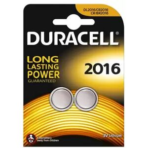 Offertecartucce.com Duracell 2 Batterie bottone CR2016 3V Litio