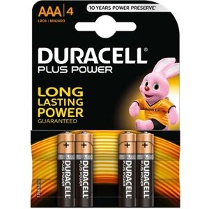 Offertecartucce.com Duracell Plus Power 4 Batterie ministilo AAA 1,5V Alcaline