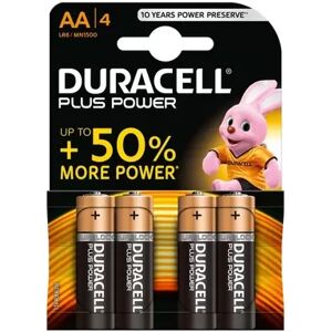 Offertecartucce.com Duracell Plus Power 4 Batterie stilo AA 1,5V Alcaline