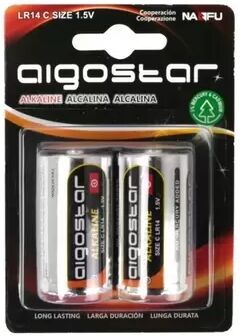 Offertecartucce.com Aigostar 2 Batterie mezzatorcia C 1,5V Alcaline