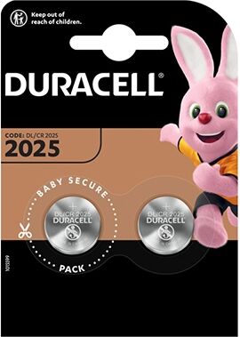 Offertecartucce.com Duracell 2 Batterie bottone CR2025 3V Litio