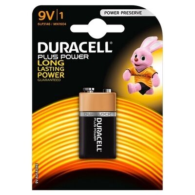 Offertecartucce.com Duracell Plus Power 1 Batteria 9V Alcaline