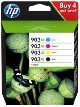 Cartuccia originale Hp 3HZ51AE Multipack 903XL (Conf. da 4 pz.) NERO+COLORE