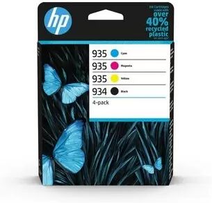 Cartuccia Hp 6ZC72AE Multipack 934/935 (Conf. da 4 pz.) originale NERO+COLORE